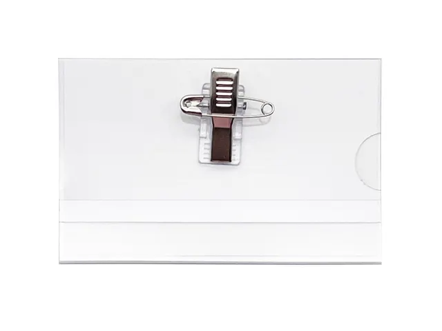 Badge 58x90mm Met Clip en Speld 50 Stuks