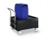 Chariot de rétention polyéthylène HxlxP 1080x870x1020mm 1x220l