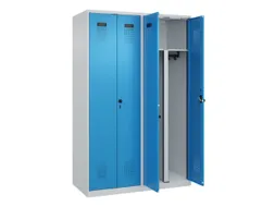 PBM-locker,HxBxD 1850x1200x500mm,4vak,vak B 300mm,draaigrendel