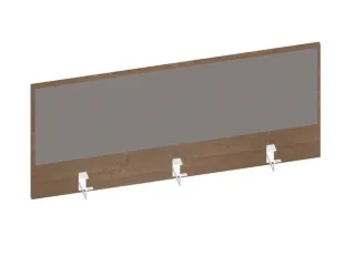 baliepaneel,v. bureau,aanbouw achter,B 1200mm,NT-cherry,BN8078-grijs - 1