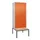 locker voor scheiding van kleding,HxBxD 2120x800x815mm,2vak