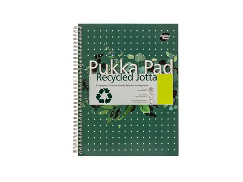 #Notitieboek Pukka Pad recyclelijn A4 groen