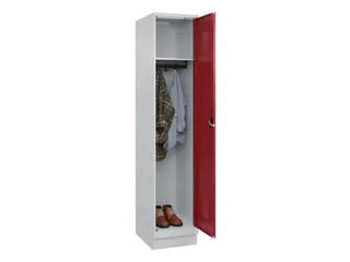 locker,HxBxD 1950x400x500mm,1vak,vak B 400mm,cil.-slot,sokkel - 1