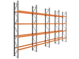 palletstelling,basis+3xaanbouw,HxBxD 4620x7800x750mm,vakl. 3000kg