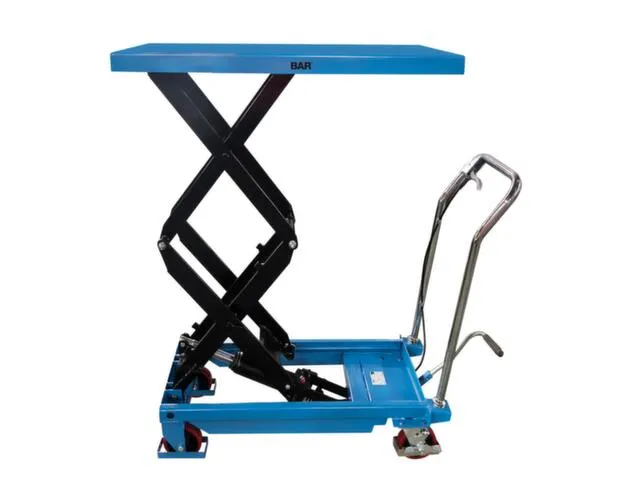 mobiele schaarheftafel,draagverm. 350kg,platform LxB 910x500mm