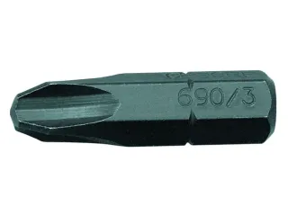 690 2 L S-010 Schroevendraaierbit 1/4 inch,voordeelverpakking 10-delig - 1