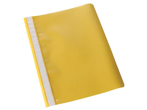 snelhechtmap, ft A4, PP, pak van 25 stuks, geel