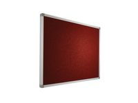 Prikbord 60x90cm Oranjerood Accent Softline Profiel 16mm