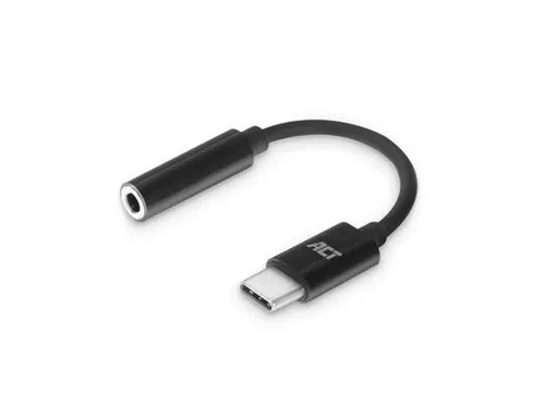 Adapter ACT USB-C naar 3.5mm audio jack 0.1 meter