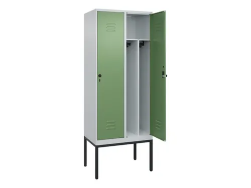 locker voor scheiding van kleding,HxBxD 2120x800x500mm,2vak