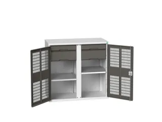 universele kast,HxBxD 1000x1050x550mm,2xStalen bodem,4lade(n) - 1