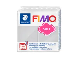 Boetseerklei Fimo soft 57 gram dolfijngrijs