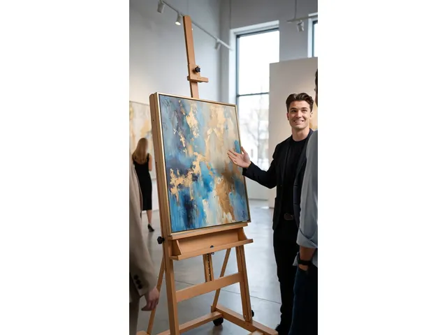 Schildersezel Kangaro Profi Studio type Ezel H tot 120cm doek met wiel