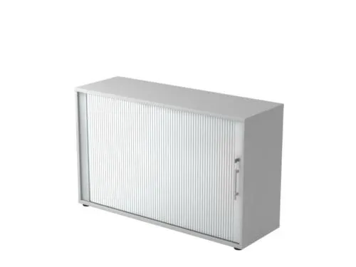jaloeziedeurkast,HxBxD 748x1200x400mm,1xhouten vloer,2 OH,romp grijs