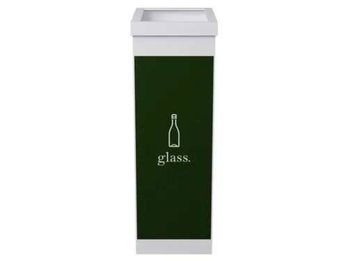 Afvalverzamelaar v. glas,60l,HxBxD 760x363x236mm