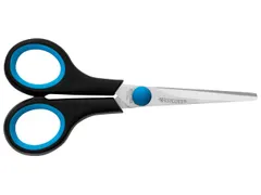 Schaar Westcott Easy Grip 14cm RVS, soft grip, linkshandig