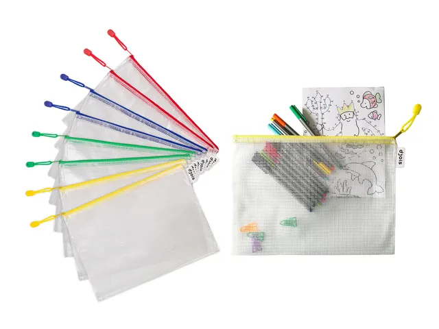 Opbergtas Djois met rits A4 assorti