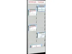 OUTLET kantoorplanner,aanbouwmodule,20vakken,HxBxD 976x353x44mm