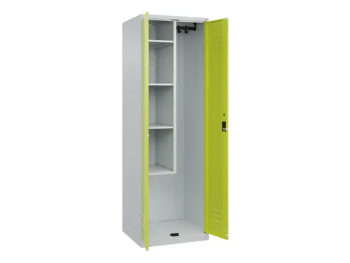 schoonmaakkast,HxBxD 1850x600x500mm,links 4vakken