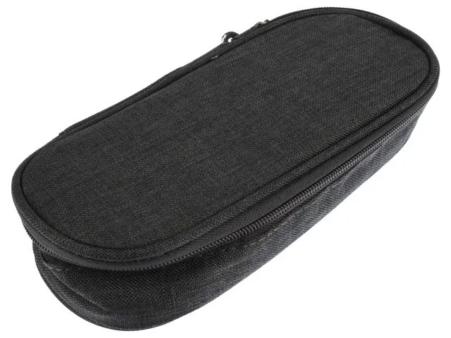 Etui Kangaro met inleg zwart ca 22x5x9cm