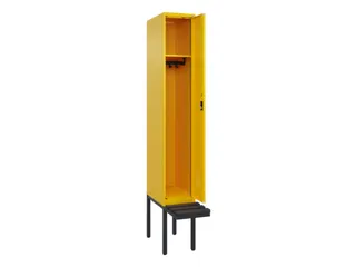 locker met bank,HxBxD 2120x300x815mm,1vak,vak B 300mm,cilinderslot - 1