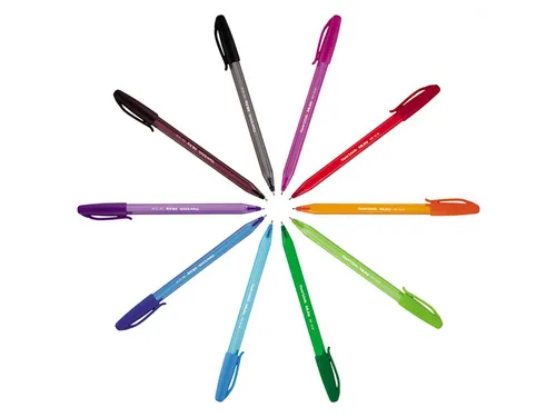 Balpen PaperMate Inkjoy 100 fijn blauw