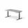 Elektrisch ihv bureau,HxBxD 650-1310x1600x900/800mm,blad lichtgrijs