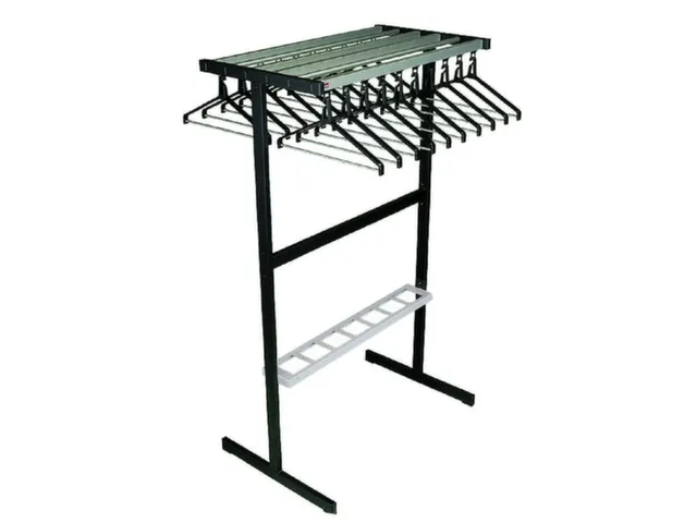 Garderoberek 20Kledinghangers Hoedenplank Dubbelzijdig Parapluhouder