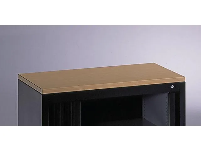 Afdekplaat,V. Roldeurkast,Hout Melaminehars Decor Lichtgrijs