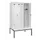 locker met bank,voor scheiding van kleding,HxBxD 2120x1200x815mm,4vak
