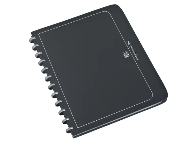 Presentatie Ringband Vario-zipp A4 25 tassen Antraciet