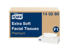 Tork 140280 F1 Extra Zachte Facial Tissues Premium 2-laags 100vel