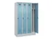 locker voor scheiding van kleding,HxBxD 1950x1200x500mm,4vak