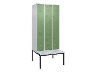 Dubbeldekse dekenkist,HxBxD 2120x900x815mm,3x2vak.,vak B 300mm - 1