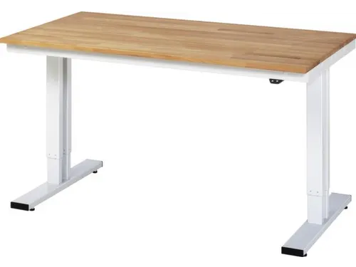 Werkbank elektrisch hoogte verstelbaar 720-1120x1500x800mm beukblad