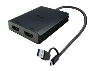 USB-A/USB-C Dual 4K/60 Hz HDMI Video Adapter - 2