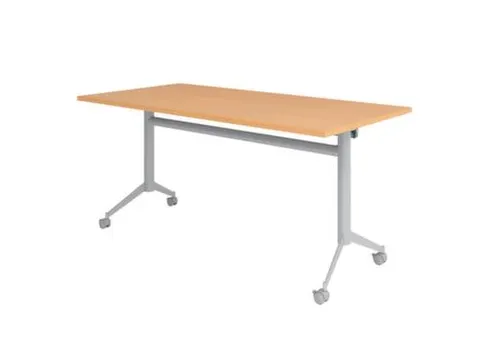 klaptafel,verrijdbaar,HxBxD 750x1600x800mm,rechthoekig
