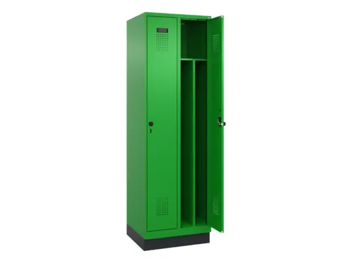 locker voor scheiding van kleding,HxBxD 1950x600x500mm,2vak