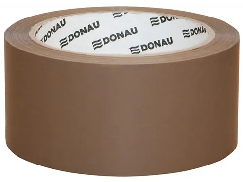 Donau verpakkingstape PP Hot-Melt 48mmx66m 50 micron bruin