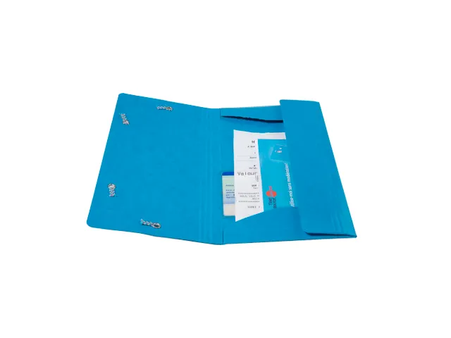 Elastomap 1928 met 3 kleppen ft DL Assorti kleuren karton