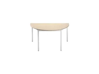 Tafel Halfrond 120x60 Cm Frame Aluminium Blad Esdoorn - 2