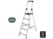 Escabeau aluminium 5 marches SL500 argent
