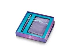 Balpen giftset Sheaffer VFM Expressions 9430 Gradient Blue ,Chrome tri