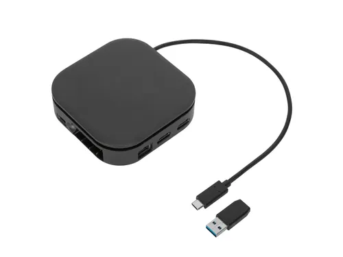 Targus DOCK116GLZ, Bedraad, USB 3.2 Gen 2 (3.1 Gen 2) Type-C, 80 W, Zw