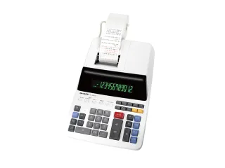 Calculator Sharp-EL2607LG creme print - 1