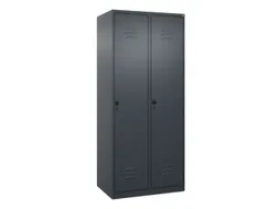 locker,HxBxD 1850x800x500mm,2vak,vak B 400mm,draaigrendel