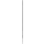 Ergonomische Steel 100cm RVS Wit