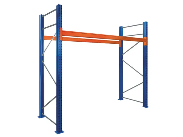 bokstelling,grondveld,HxBxD 2500x2700x1100mm,vakl. 3000kg,1xtraversen