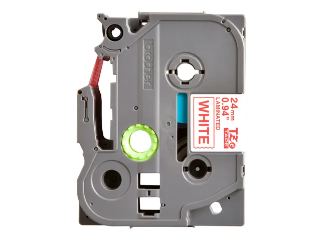 Labeltape Brother P-touch TZe-252 standaard 24mm rood op wit