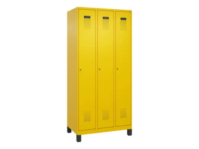 locker voor scheiding van kleding,HxBxD 1950x900x500mm,3vak